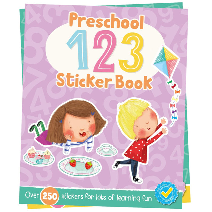 Preschool 123 Sticker Book-Activity Books-Pp-Toycra