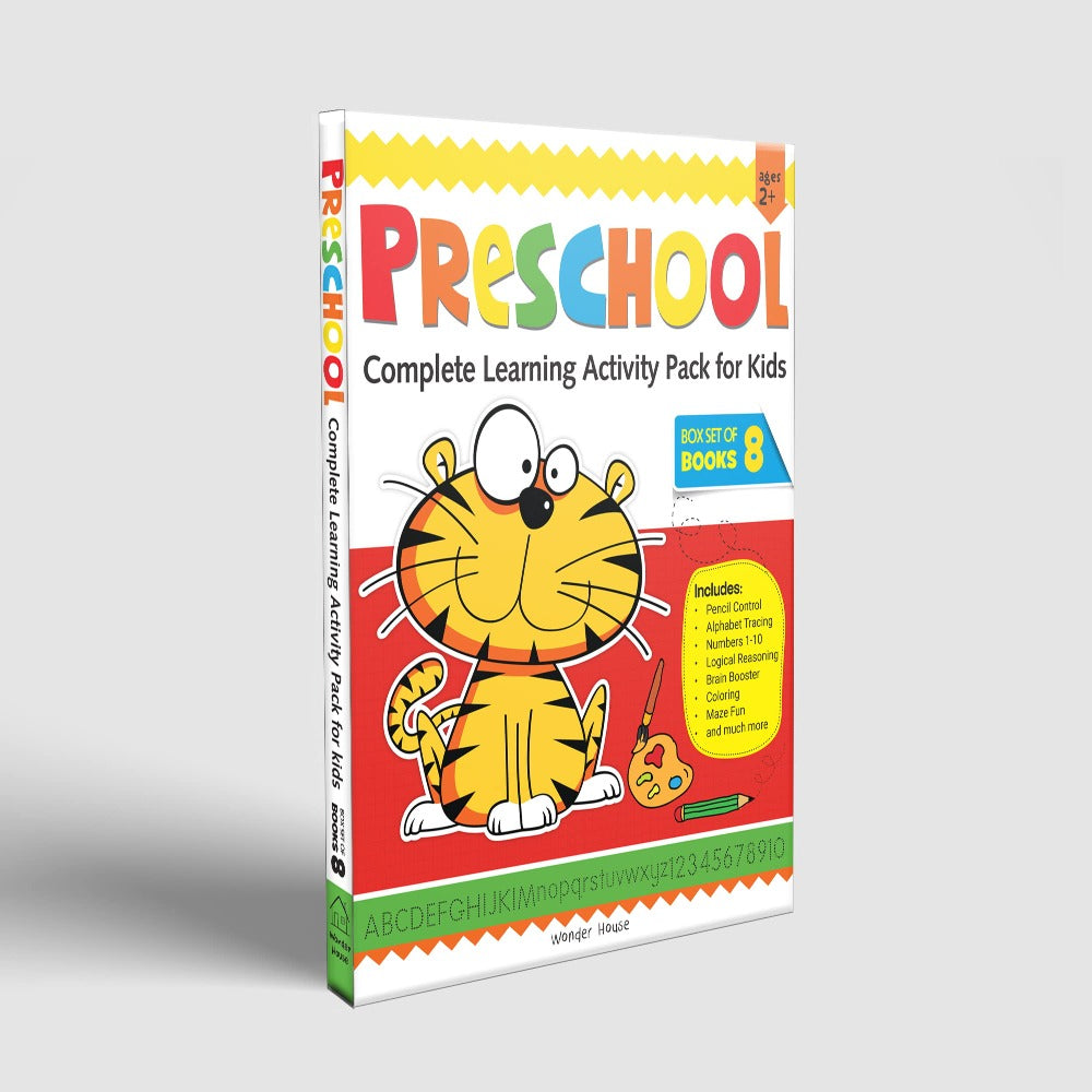Preschool Complete Learning Activity Pack ( Set Of 8 Books ) — Toycra