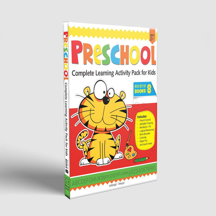 Preschool Complete Learning Activity Pack ( Set Of 8 Books ) — Toycra