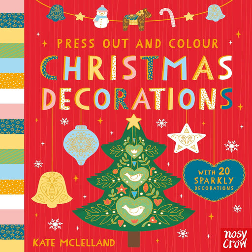 Press Out And Colour: Christmas Decorations-Activity Books-Hc-Toycra