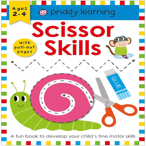 Priddy Learning Scissor Skills-Activity Books-Priddy Books-Toycra