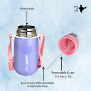 Probott Cutie Vacuum Flask Stainless Steel Water Bottle For Kids - (320 Ml)