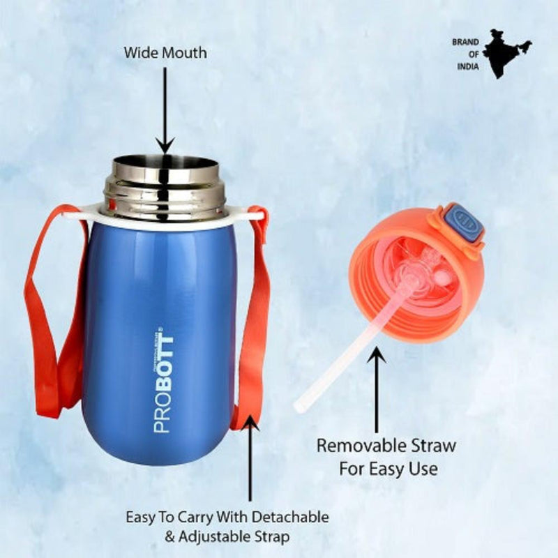 Probott Cutie Vacuum Flask Stainless Steel Water Bottle For Kids - (320 Ml)