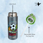 Probott Dazzle Double Walled Vacuum Flask Bottle For Kids - (400Ml)