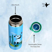 Probott Dazzle Double Walled Vacuum Flask Bottle For Kids - (400Ml)