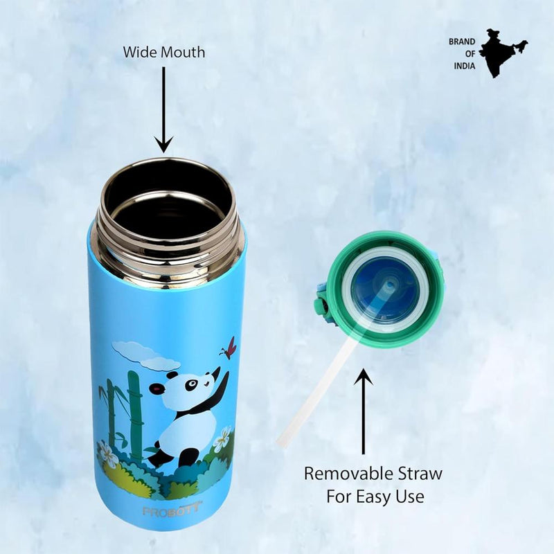Probott Dazzle Double Walled Vacuum Flask Bottle For Kids - (400Ml)
