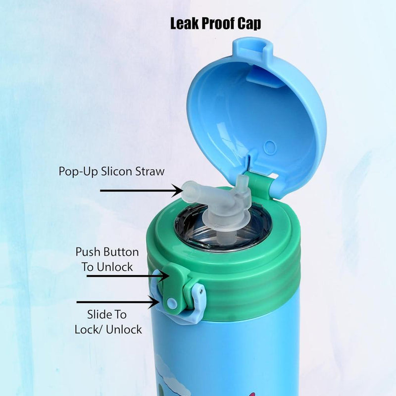 Probott Dazzle Double Walled Vacuum Flask Bottle For Kids - (400Ml)