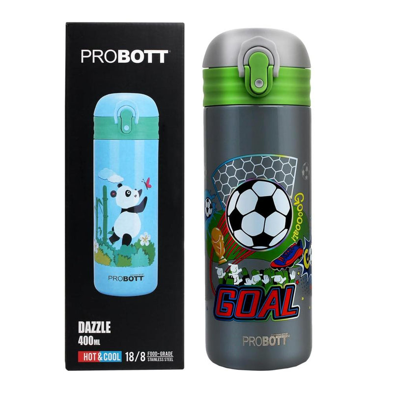 Probott Dazzle Double Walled Vacuum Flask Bottle For Kids - (400Ml)