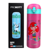 Probott Dazzle Double Walled Vacuum Flask Bottle For Kids - (400Ml)