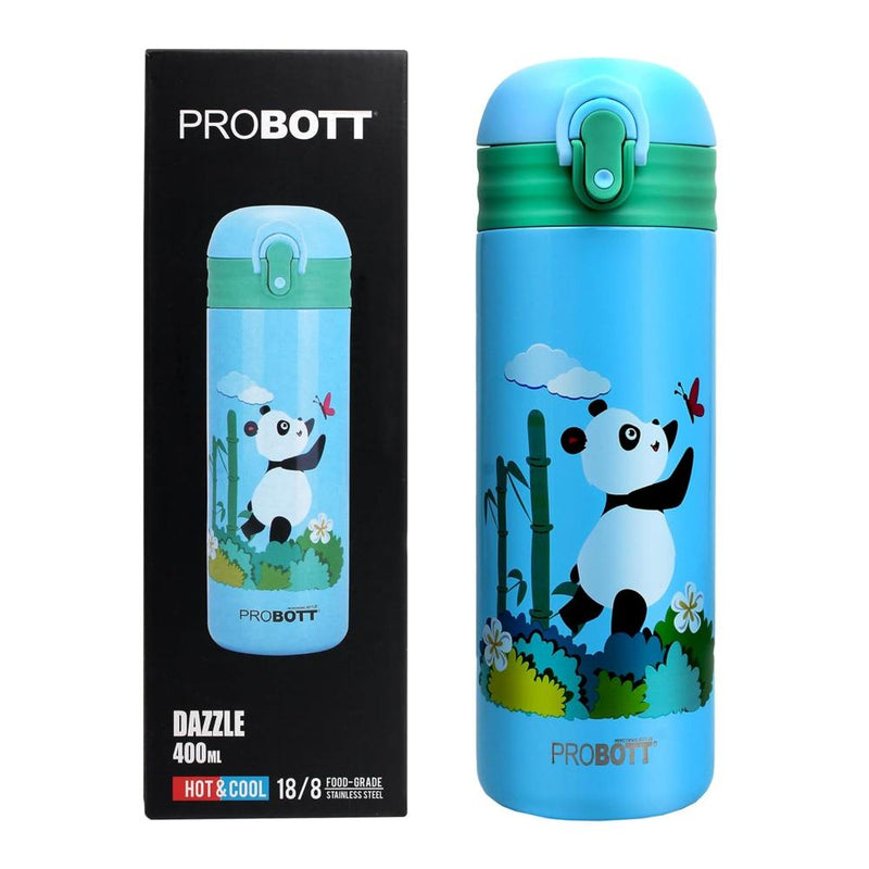 Probott Dazzle Double Walled Vacuum Flask Bottle For Kids - (400Ml)