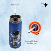 Probott Dazzle Double Walled Vacuum Flask Bottle For Kids - (400Ml)