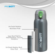 Probott Little Vacuum Flask Stainless Steel Water Bottle For Kids - (230Ml)