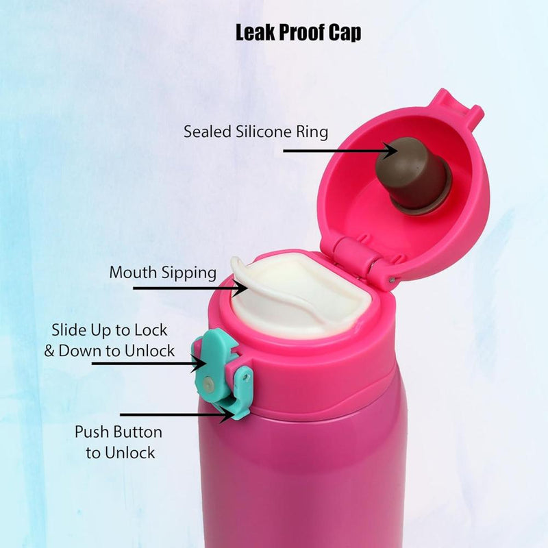 Probott Little Vacuum Flask Stainless Steel Water Bottle For Kids - (390Ml)