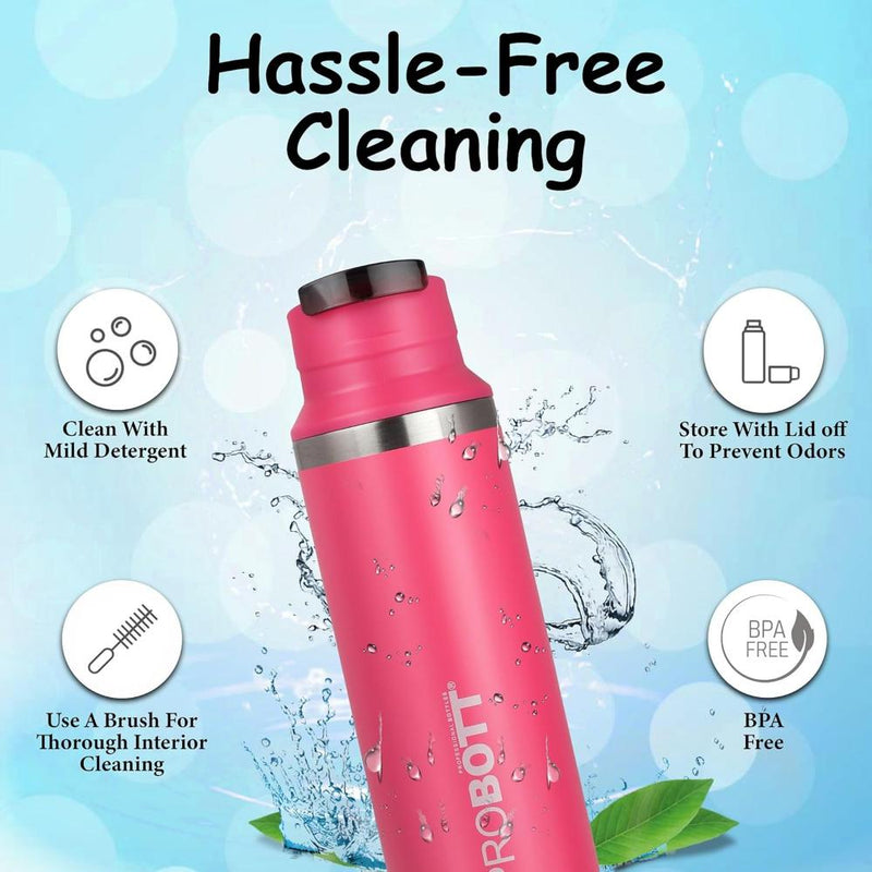 Probott Ninja Vacuum Flask Stainless Steel Water Bottles - (500 Ml)