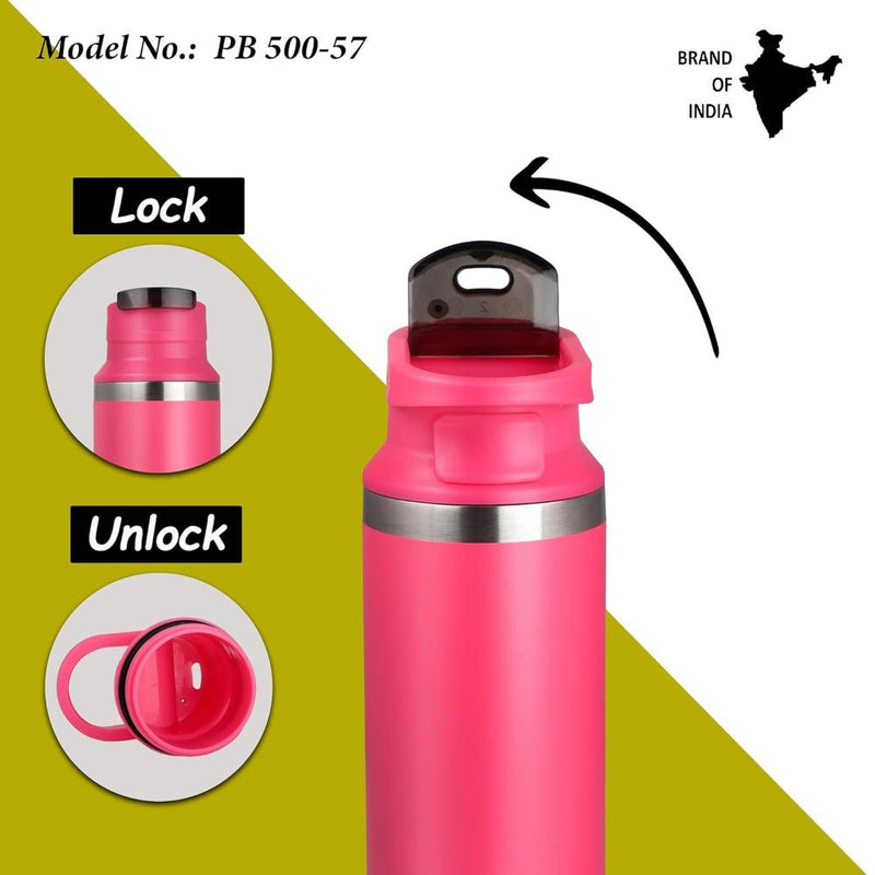 Probott Ninja Vacuum Flask Stainless Steel Water Bottles - (500 Ml)