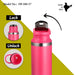 Probott Ninja Vacuum Flask Stainless Steel Water Bottles - (500 Ml)-LunchBox & Water Bottles-Probott-Toycra