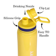 Probott Rainbow Vacuum Flask Insulated Stainless Steel Bottle - (900Ml)