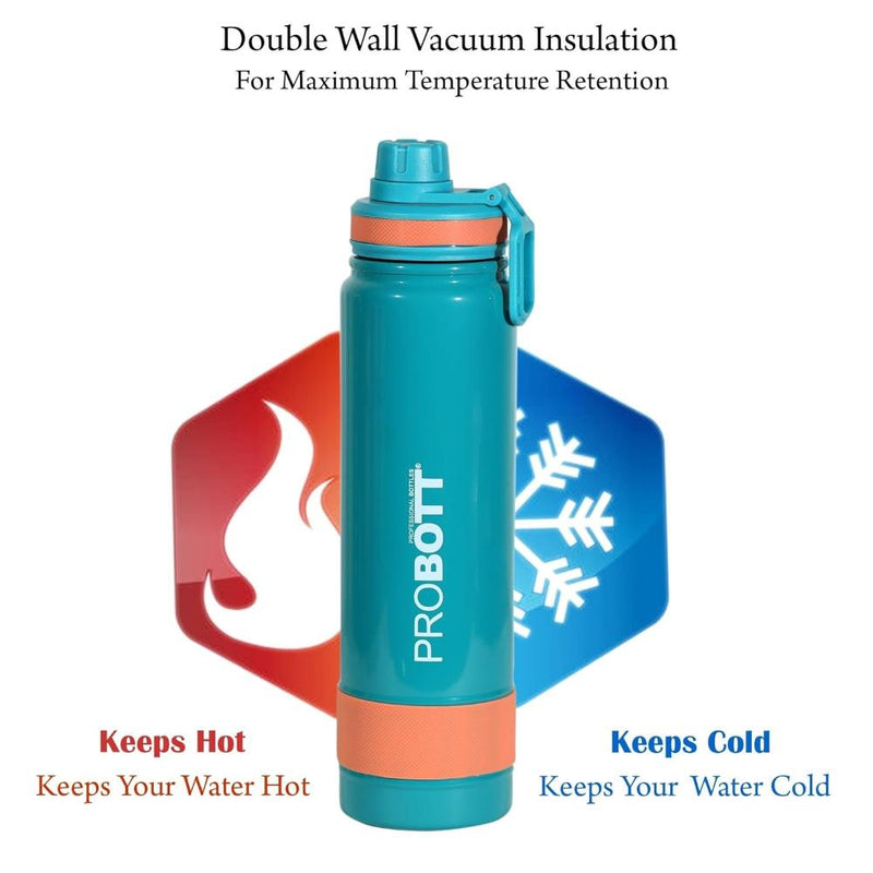 Probott Rainbow Vacuum Flask Insulated Stainless Steel Bottle - (900Ml)