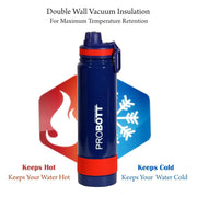 Probott Rainbow Vacuum Flask Insulated Stainless Steel Bottle - (900Ml)