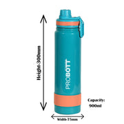 Probott Rainbow Vacuum Flask Insulated Stainless Steel Bottle - (900Ml)