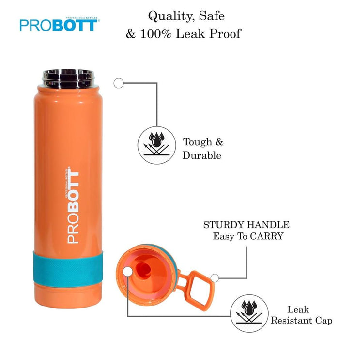 Probott Rainbow Vacuum Flask Insulated Stainless Steel Bottle - (900Ml)-LunchBox & Water Bottles-Probott-Toycra