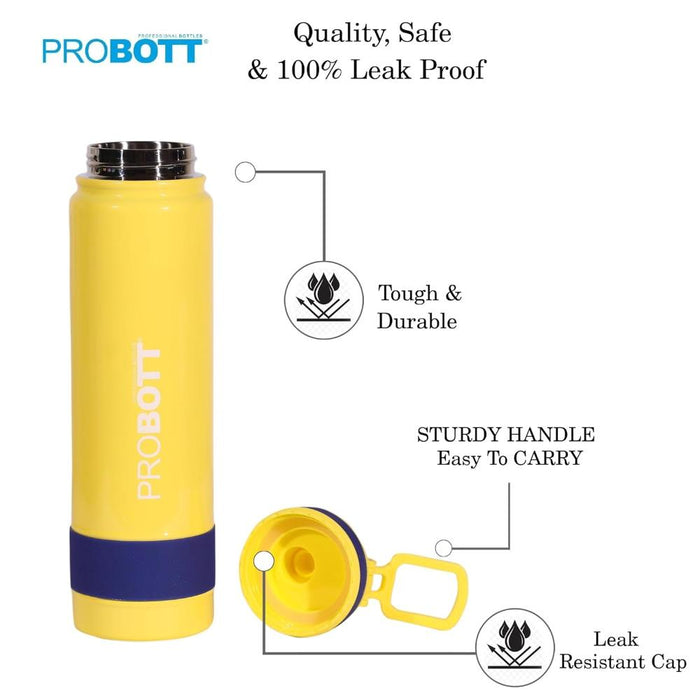 Probott Rainbow Vacuum Flask Insulated Stainless Steel Bottle - (900Ml)-LunchBox & Water Bottles-Probott-Toycra