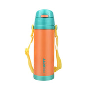 Probott Tom Vacuum Flask Sipper Bottle With Straw & Strap - (500 Ml)