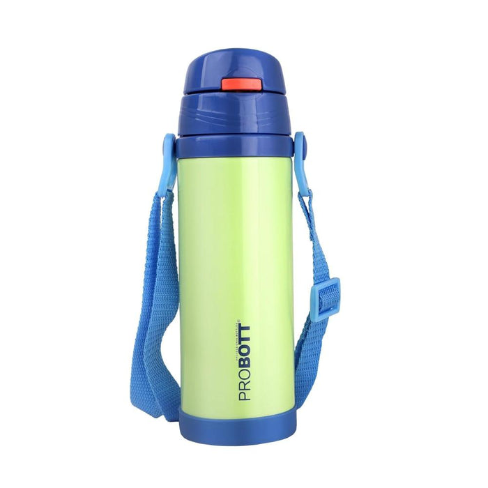 Probott Tom Vacuum Flask Sipper Bottle With Straw & Strap - (500 Ml)-LunchBox & Water Bottles-Probott-Toycra