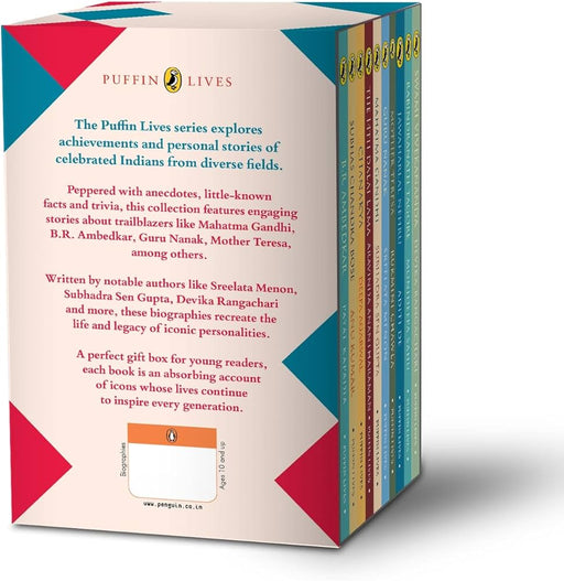 Puffin Lives : 10 Unforgettable Indians Box Set (Age : 7 Years+)
