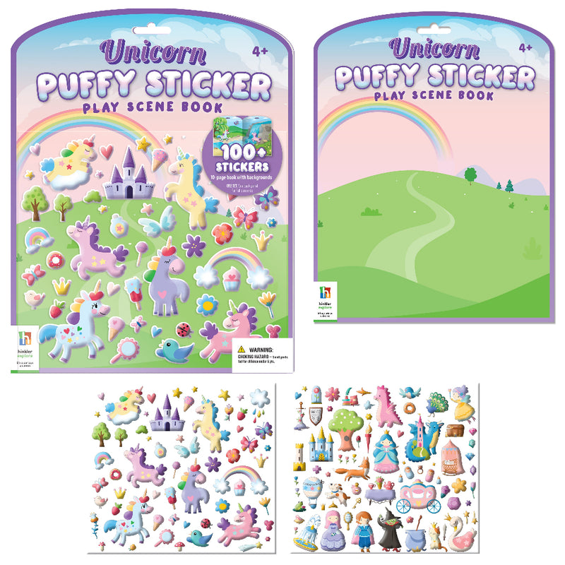 Puffy Sticker Play Scene Books