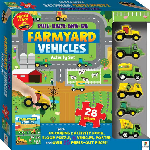 Pull-Back-and-Go Vehicles Activity Set-Puzzles-RBC-Toycra