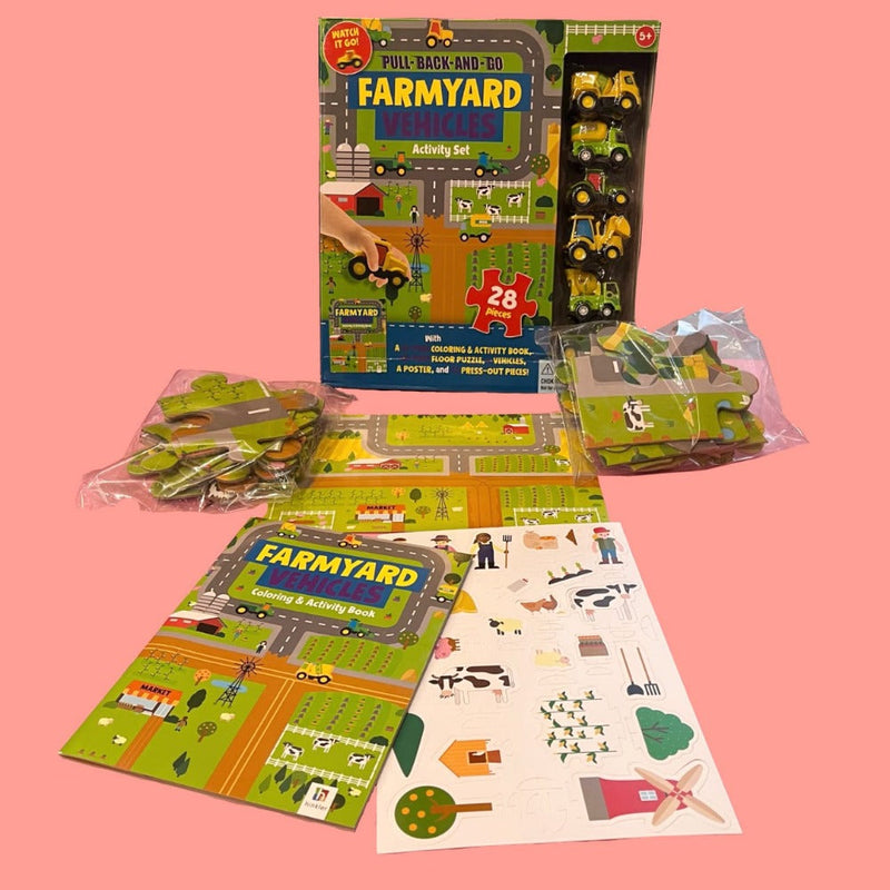 Pull-Back-and-Go Vehicles Activity Set