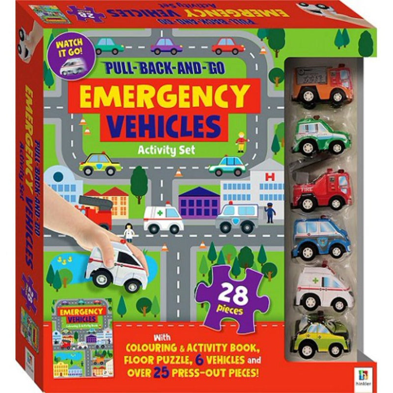 Pull-Back-and-Go Vehicles Activity Set