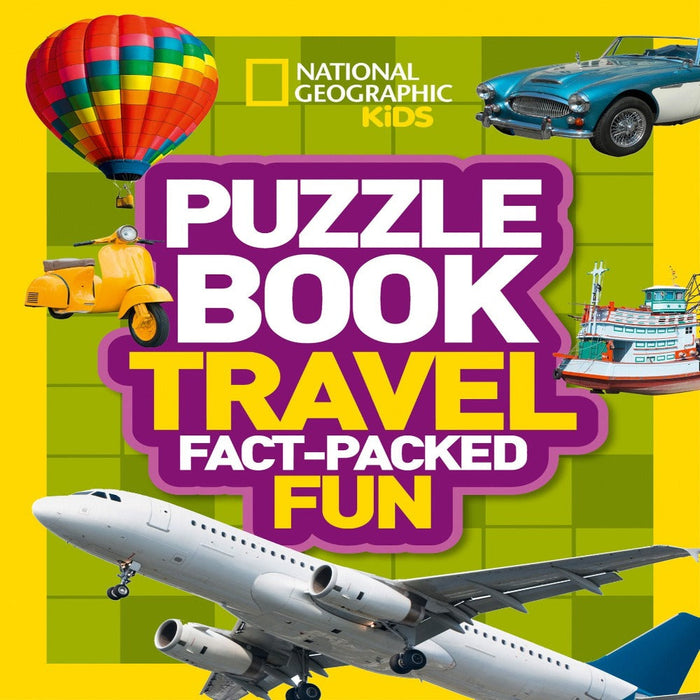 Puzzle Book Travel : Fact-Packed Fun-Activity Books-Hc-Toycra