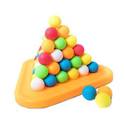 Pyramid Ball Puzzle – 60 PCS Brain-Boosting Game for Kids (Ages 4-6)