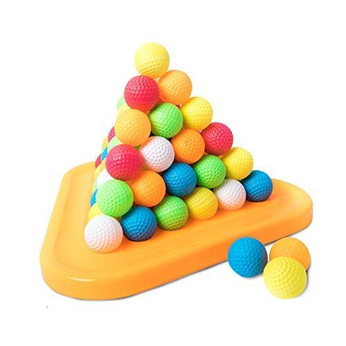 Pyramid Ball Puzzle – 60 PCS Brain-Boosting Game for Kids (Ages 4-6)