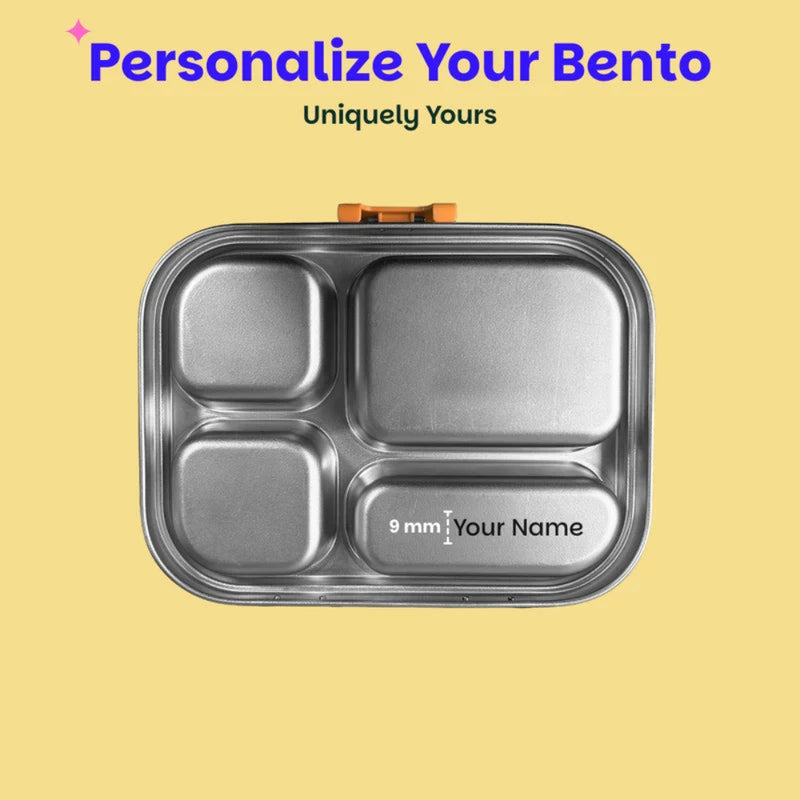 Basil Bento Quad 4 Section Lunch Box -830ML