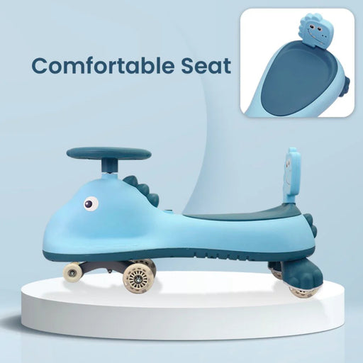 R For Rabbit - Iya Iya Dino - Swing Car - Sky Blue