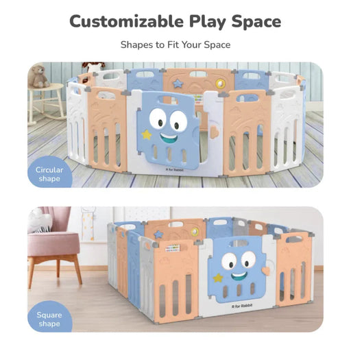 R For Rabbit Joyland Playpan Playmats - Blue Orange