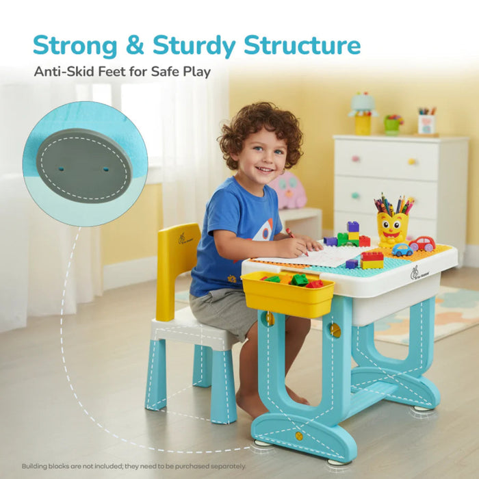 R For Rabbit - Little Genius Learner - Blue Multi-Furniture-R for Rabbit-Toycra