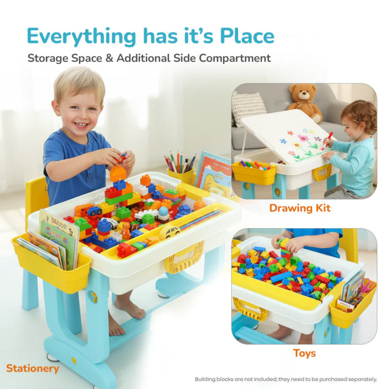 R For Rabbit - Little Genius Learner - Blue Multi