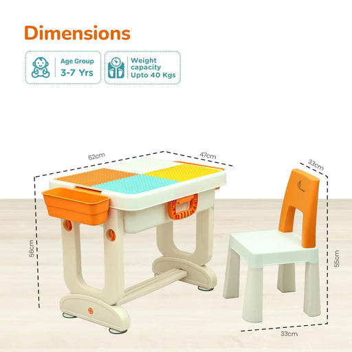 R For Rabbit - Little Genius Learner - Grey Multi-Furniture-R for Rabbit-Toycra