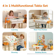 R For Rabbit - Little Genius Learner - Grey Multi