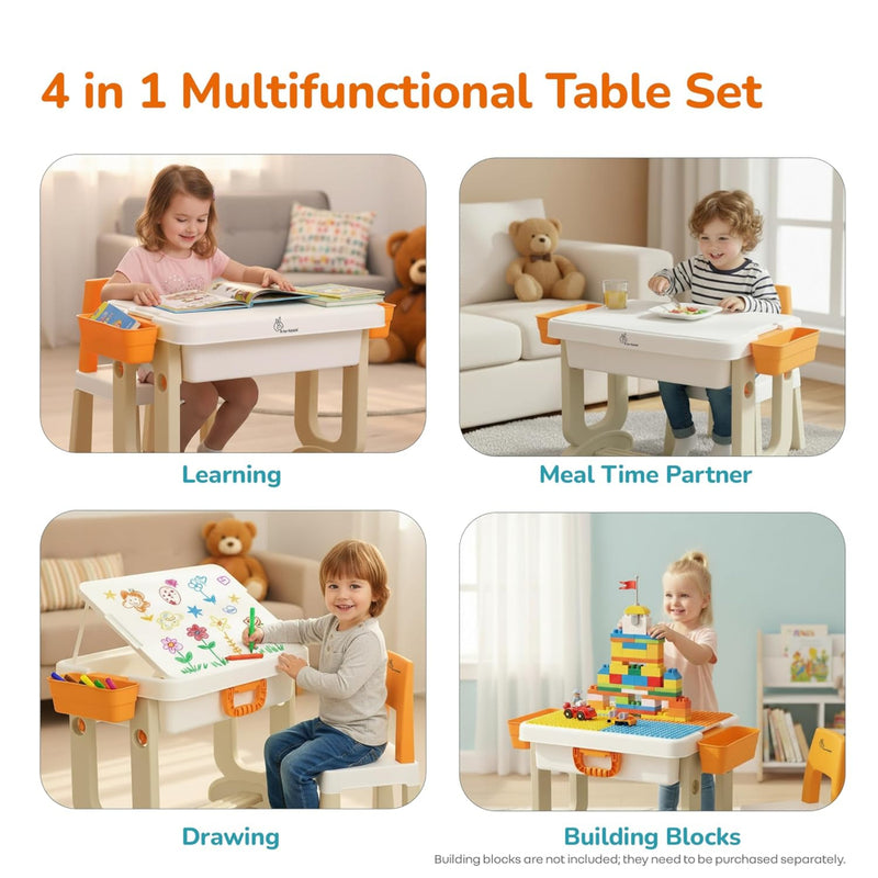 R For Rabbit - Little Genius Learner - Grey Multi
