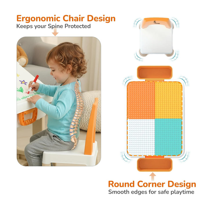 R For Rabbit - Little Genius Learner - Grey Multi-Furniture-R for Rabbit-Toycra