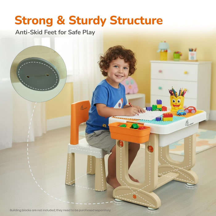 R For Rabbit - Little Genius Learner - Grey Multi-Furniture-R for Rabbit-Toycra