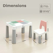 R For Rabbit Little Genius Learner Neo Kids Table & Chair