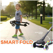 R For Rabbit Road Runner Jazz Scooter for Kids With ABEC7 Bearings, LED PU Wheels & Foldable Frame