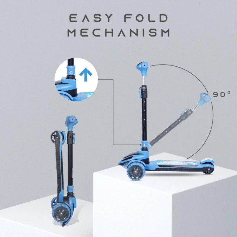 R For Rabbit Road Runner Racer Scooter -Blue Black