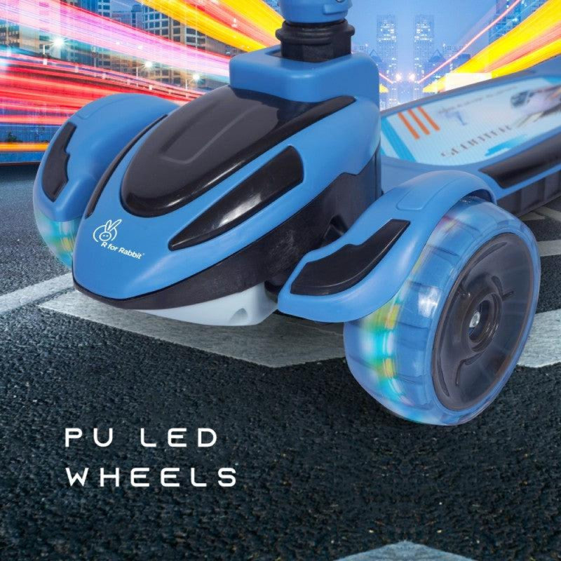 R For Rabbit Road Runner Racer Scooter -Blue Black